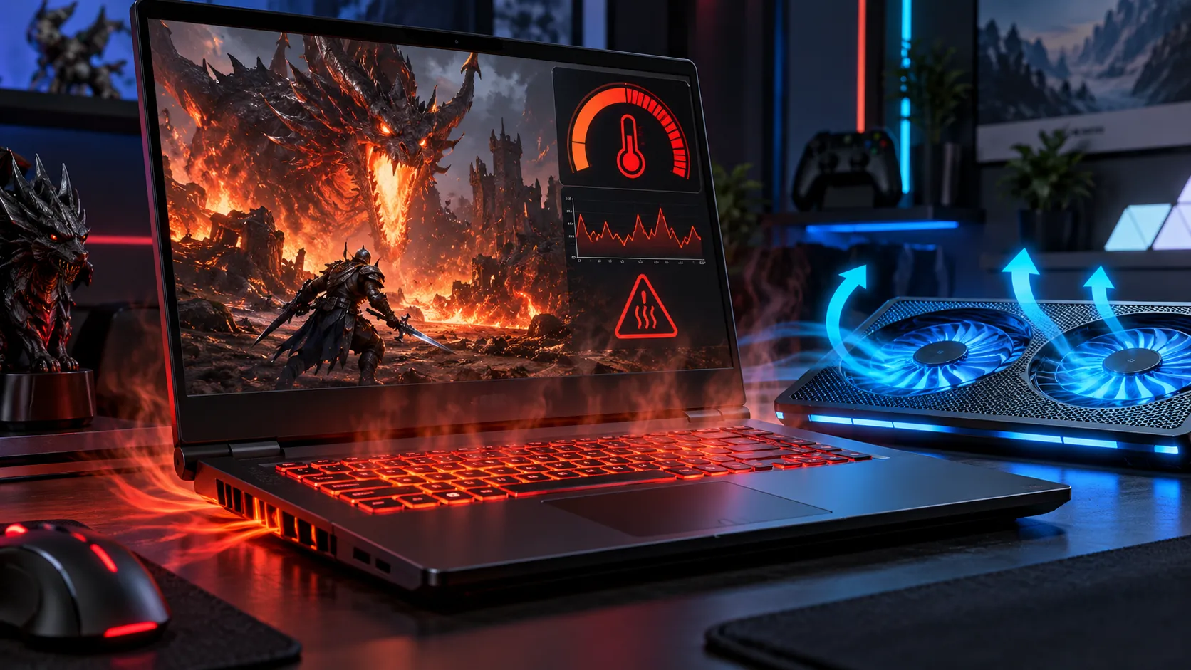 ゲーミングノートPCが熱くなる原因と対策|サーマルスロットリングの見分け方【2026年9月】
