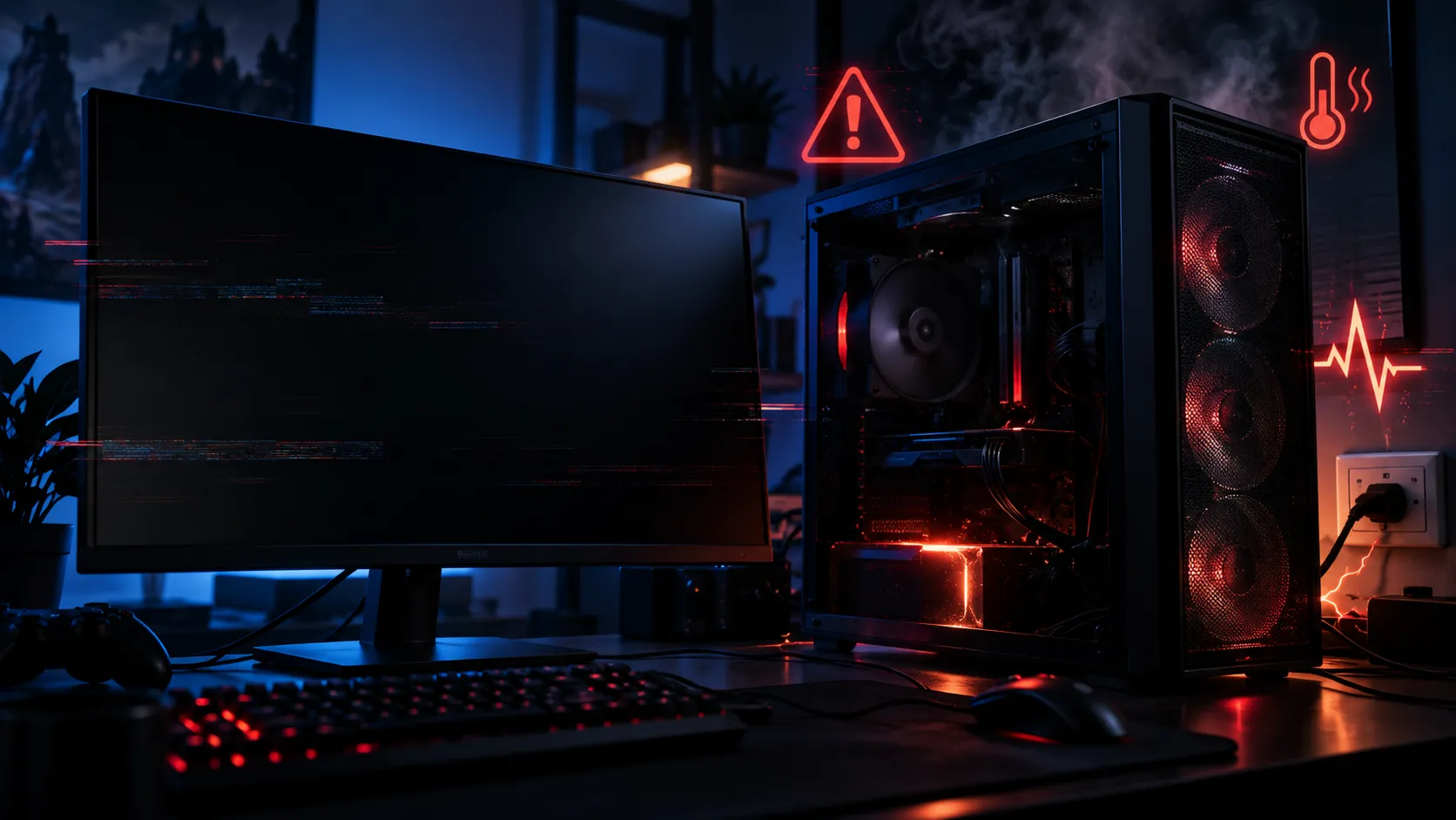 ゲーム中にPCの電源が落ちる・再起動する原因|ブルースクリーンは出ないケース【2026年9月】