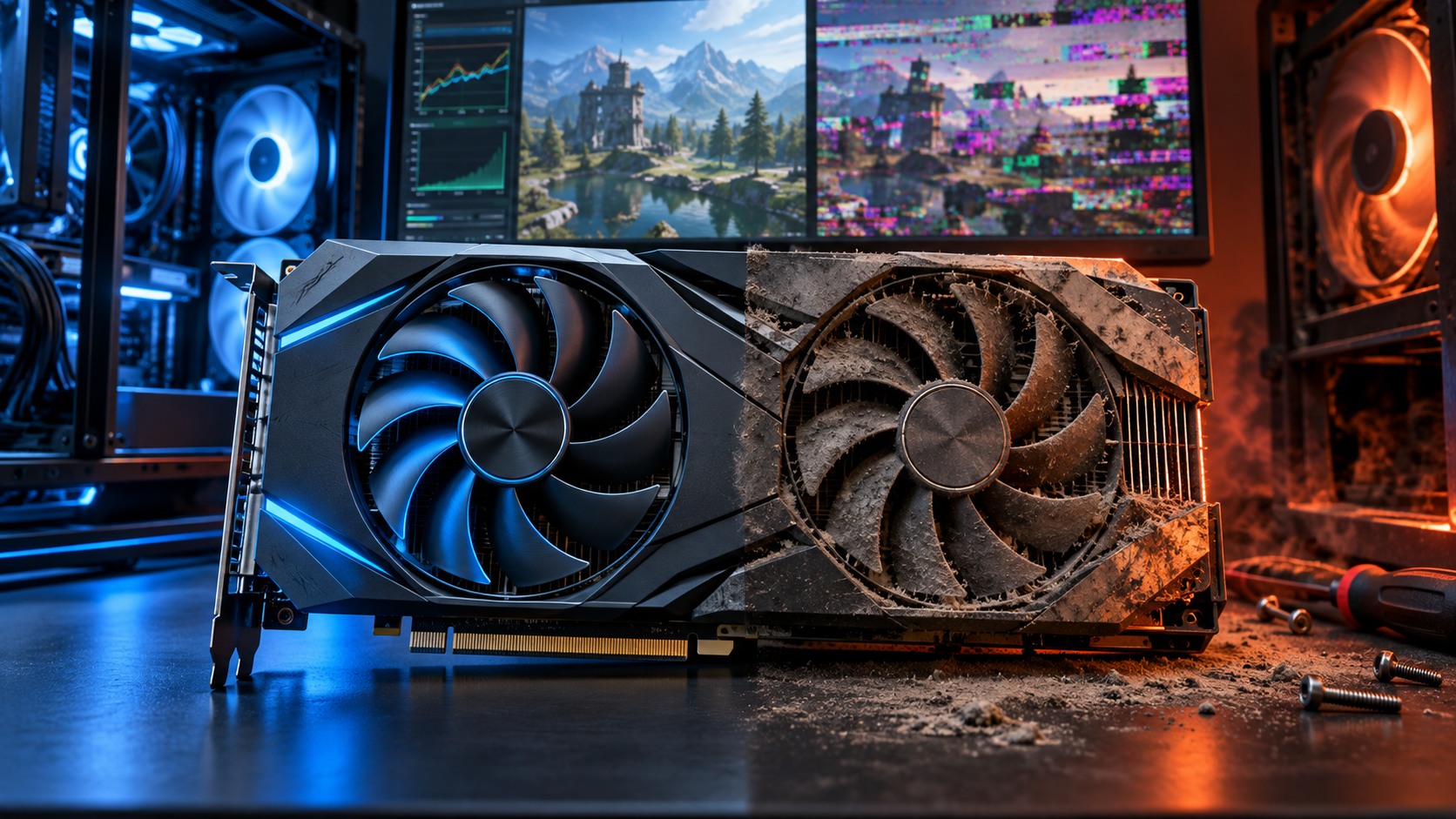 グラフィックボードの寿命はどれくらい?劣化のサイン(ファン異音・サーマルパッド劣化・コイル鳴き悪化・VRAMエラー)と交換の目安