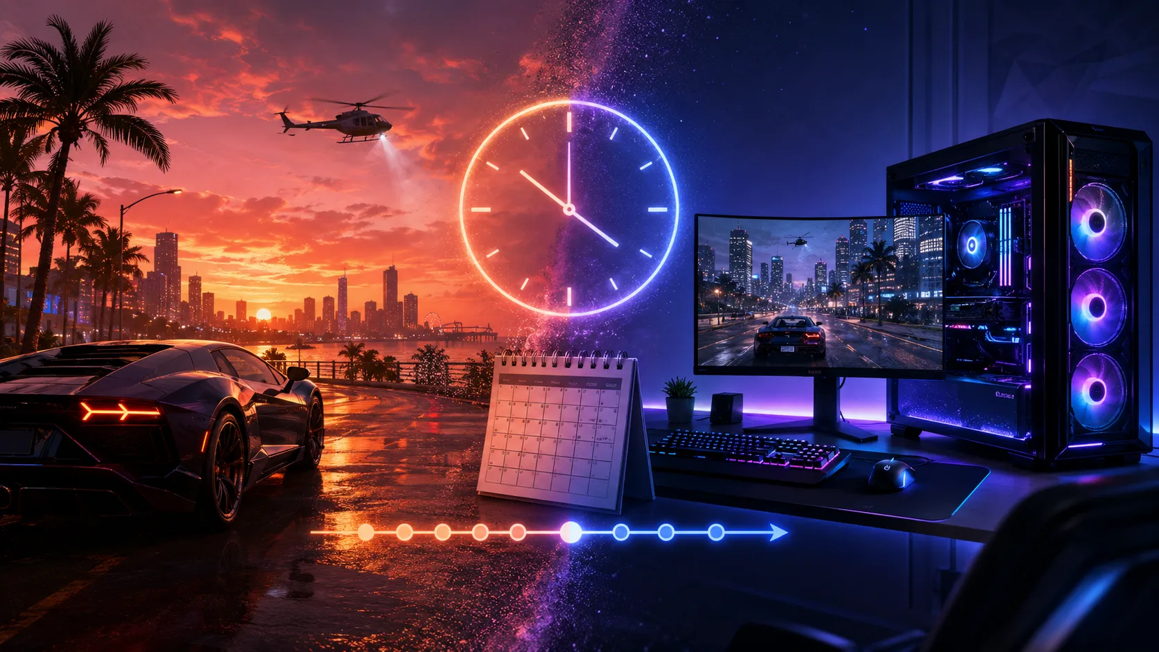 GTA6のPC版はいつ出る？いまゲーミングPCを買うべきかを過去2作から考える【2026年8月版】