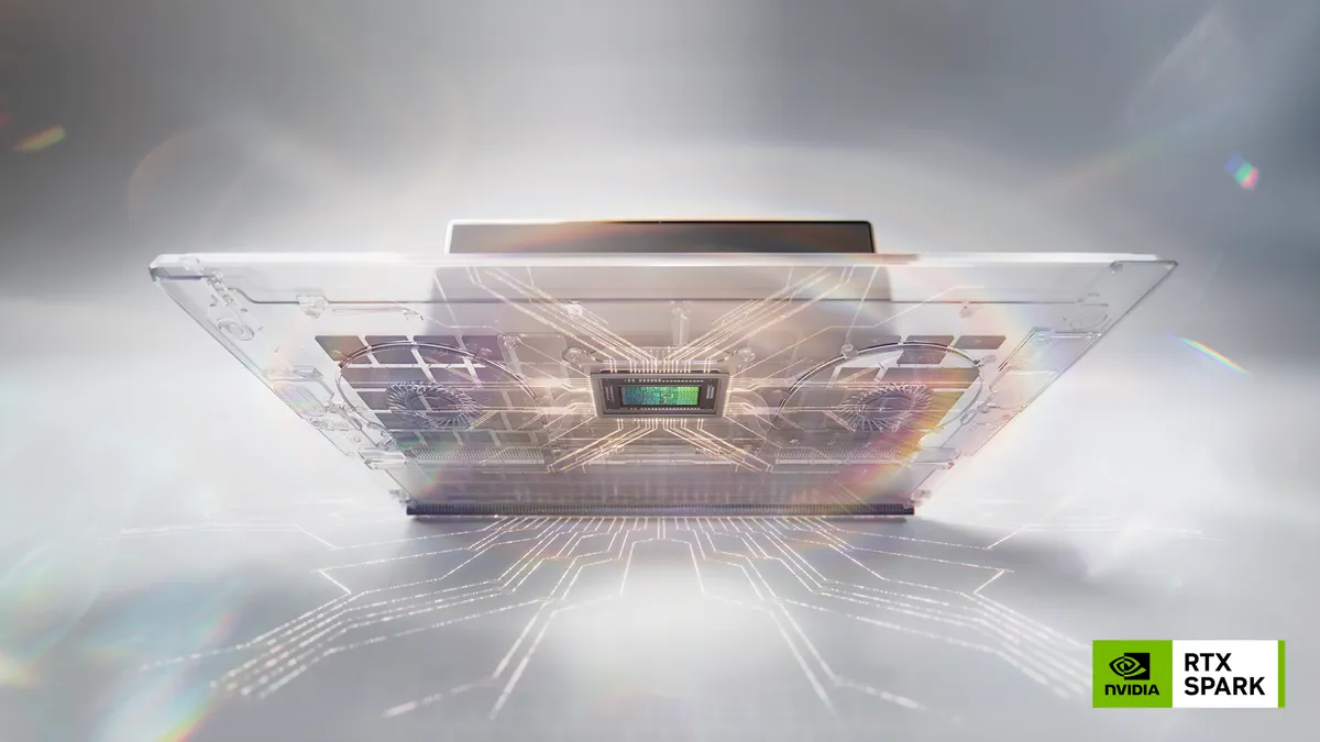 NVIDIA RTX Sparkを搭載したノートPCのイメージ